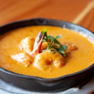 in homemade creamy sauce