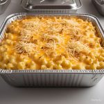 Catering-size mac and cheese prepared by Poboys Kitchen in San Francisco