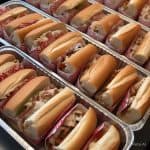 Catering po’boy sandwich trays prepared by Poboys Kitchen in San Francisco