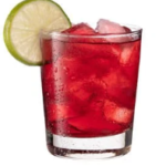 Hibiscus margarita served at Poboys Kitchen in San Francisco