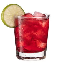 Hibiscus margarita served at Poboys Kitchen in San Francisco