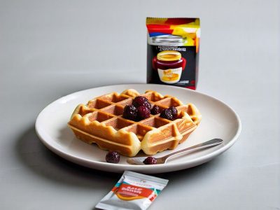 Single waffle for catering by Poboys Kitchen in San Francisco