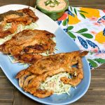 Soft shell crab side dish served at Poboys Kitchen in San Francisco