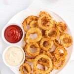 Crispy onion rings served at Poboys Kitchen in San Francisco