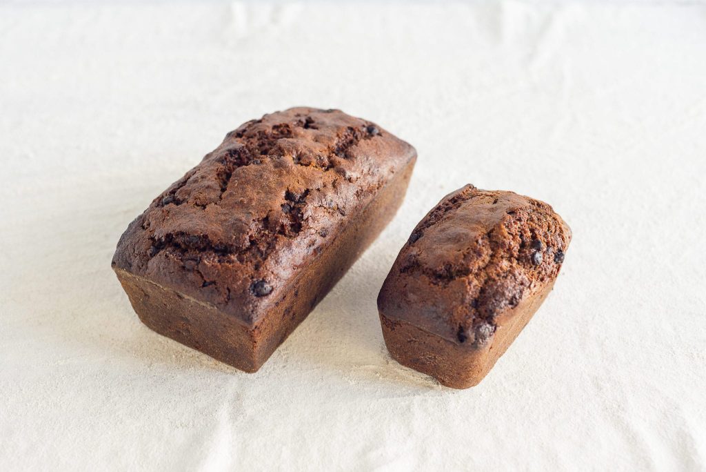 Catering banana or chocolate teacakes prepared by Poboys Kitchen in San Francisco